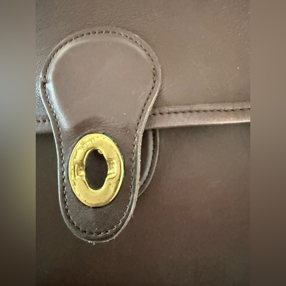 Vintage Coach 9927 Leather Willis mahogany/brown - Picture 12 of 16